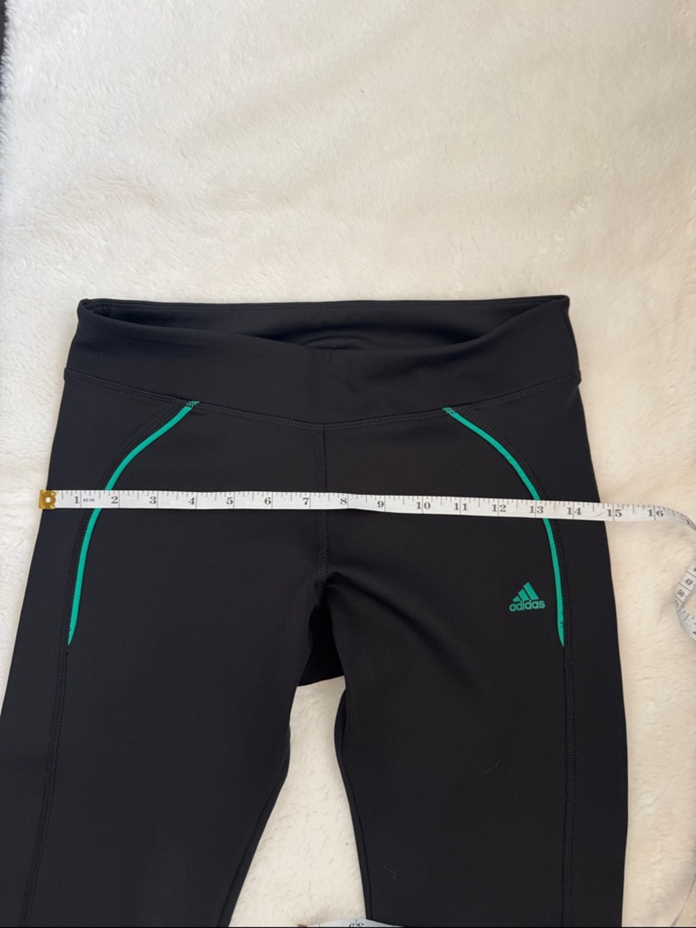 Adidas Black Capri Leggings Size M - Picture 10 of 10